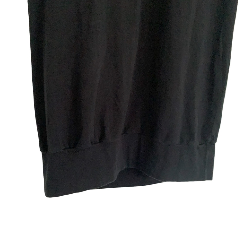 American Apparel Plunging Racerback Tank Dress Black Size S - Picture 3 of 6